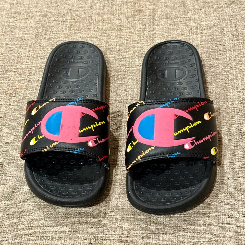 Champion Girls Slide Sandals - Size 4Y